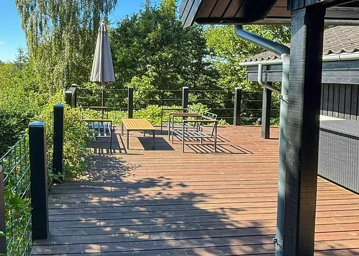 Forest Overlooking Bryrup Langso Сasa de vacaciones Silkeborg